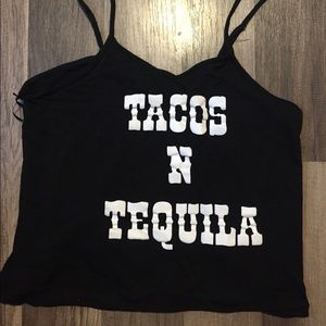 Tacos & Tequila Crop Top